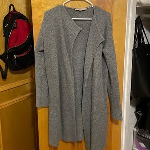 LOFT grey coatigan